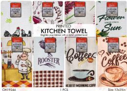72 pieces 1pc Printed  Kitchen Towel - Kitchen Towels