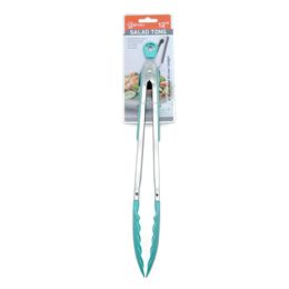 48 pieces 12" Food Tong With Foot Assorted - Kitchen Utensils