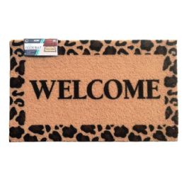 12 pieces Printed Coir Mat 18-inch X 30-inch - Mats