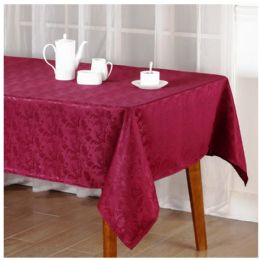 12 of 52x70" Jacquard Tablecloth Texture Design Assorted