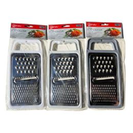 48 pieces Ss 3 Way Flat Grater - Kitchen Utensils
