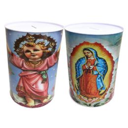 24 pieces Maria & Angel Printed Coin Bank 14x20cm - Coin Holders & Banks