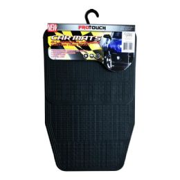 6 pieces 2.5kg 4pcs Black Pvc Car Mat - Auto Accessories
