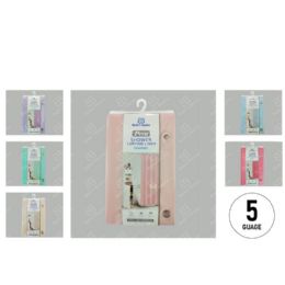 24 pieces Peva Shower Liner Asst Lt Clr 5g - Shower Curtain