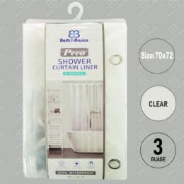 36 pieces Peva Shower Liner Clear 3g - Shower Curtain