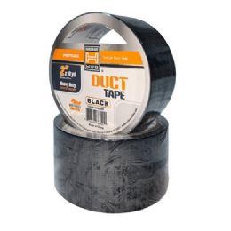 48 pieces Duct Tape Black 2"x10yd - Boxes & Packing Supplies