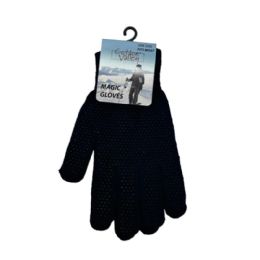 96 pieces Knit Winter Gloves Assorted Prints - Fleece Gloves