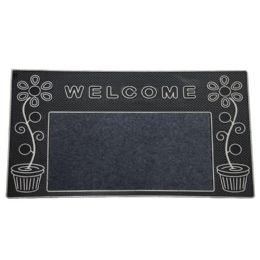 12 pieces Husky Flowered Floor Mat - Mats