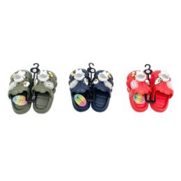 Wholesale Footwear Junior Boys Clog 3 Assorted Colors