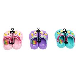 Wholesale Footwear Junior Girls Clog 3 Assorted Colors