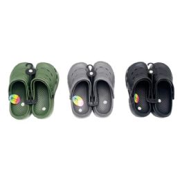 Wholesale Footwear Men Clog 3 Assorted Colors