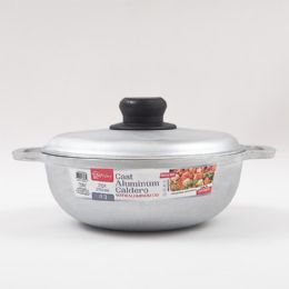 4 pieces Heavy Duty Cast Aluminium Caldero With Lid #3 - Aluminum Pans