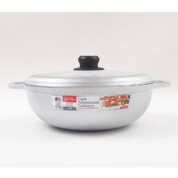 4 pieces Heavy Duty Cast Aluminium Caldero With Lid #8 - Aluminum Pans