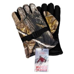 48 pieces Camouflage Heavy Duty Winter Ski Gloves - Ski Gloves