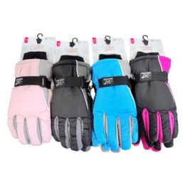 48 pieces Women's Winter Ski Gloves, 6 Assorted Colors - Ski Gloves