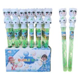48 pieces 37cm Panda Bubble Stick Pdq 24ct - Bubbles