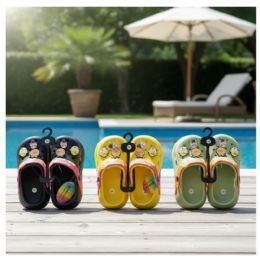 Wholesale Footwear Junior Boys Clog 3 Assorted Colors