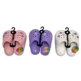 Wholesale Footwear Junior Girls Clog 3 Assorted Colors