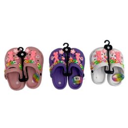 Wholesale Footwear Girls Clog 3 Assorted Colors