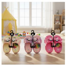Wholesale Footwear Junior Girls Slipper 3 Assorted Colors
