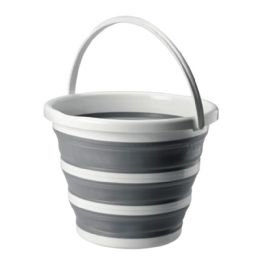 12 pieces 11 Quart Collapsible Round Plastic Utility Bucket - Buckets & Basins