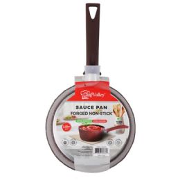 6 pieces 2.15qt Forged Non Stick Sauce Pan Marble Coat - Frying Pans and Baking Pans