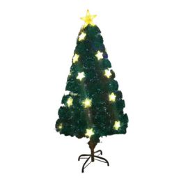 2 of 4fT-120 Tips Green Pine X-Mas Tree With Lights