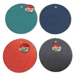 48 pieces Silicon Mat Round 17.3x0.5cm - Mats