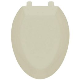 6 pieces 19" Elongated Plastic Toilet Seat Bone - Bathroom Accessories