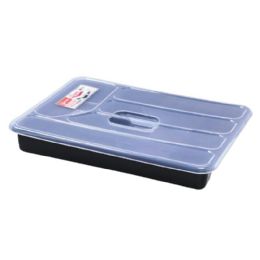 24 pieces Cutlery Tray With Lid - Serving Trays