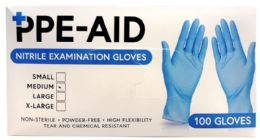 10 pieces of PpE-Aid Medium Nitrile Examination Gloves