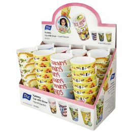 192 of 13oz/400ml Plastic Kids Cup W/straw