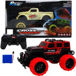 12 Wholesale 8.5" 1:20 Rc Truck With Recharable Battery