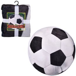 20 Wholesale 60" Soccer Ball Blanket