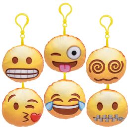 288 of 3" Emoticon Face Backpack Clip