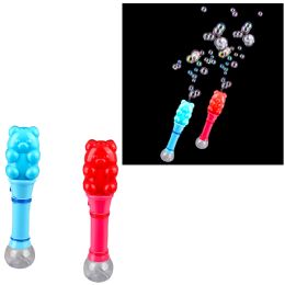 12 pieces 12"lighT-Up Yummy Bear Bubble Wand - Bubbles