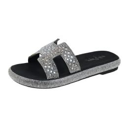 12 pieces of Women's H Strap Rhinestone Sandal 12 P/c...... (6-10)