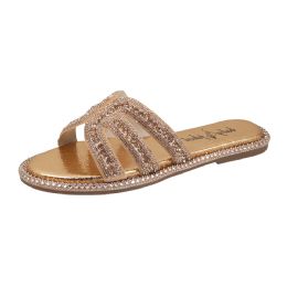 12 pieces Women's Rhinestone Slide 12 P/c.... (6-10) - Women's Sandals
