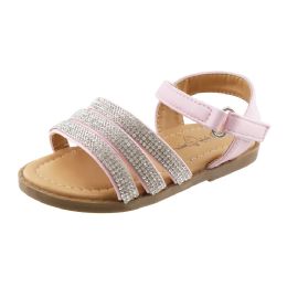 Wholesale Footwear Little Girl's Sandal Pink Strap (11-3)
