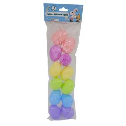 48 Pieces 12pc Easter Eggs Med Pastel - Easter