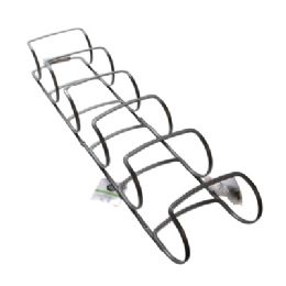 12 pieces Towel Rack 6.9x4.63x31  Wall Mount York Pc Graphite Steel Clear Poly Bag No Online Sales - Home Accessories