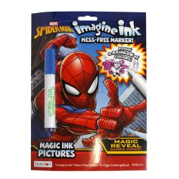 8 pieces Imagin Ink Spiderman Magic Ink Color Book - Coloring & Activity Books