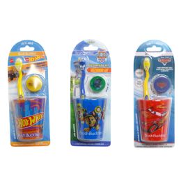 24 pieces Toothbrush Gift Set Licensed 3pc Set Paw Patrol, Disney Cars, Hot Wheels - Toothbrushes and Toothpaste