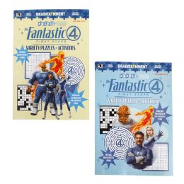 48 pieces Marvel Fantastic 4 Varietypuzzles + Activities 2 Assorted In Floor Display - Coloring & Activity Books