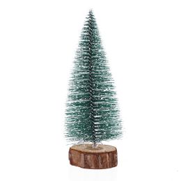 48 of Artificial Mini Pine Needle Tree With Snow 8"