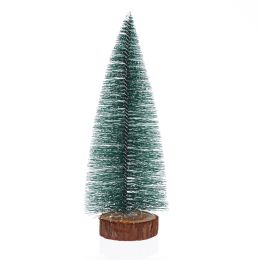 36 of Artificial Mini Pine Needle Tree With Snow 10"