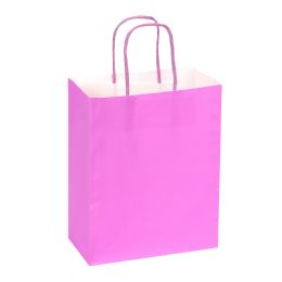 24 pieces Paper Bags With Handles For Favors & Gifts 6-inch 12pc - Lavender - Favor Bags & Boxes