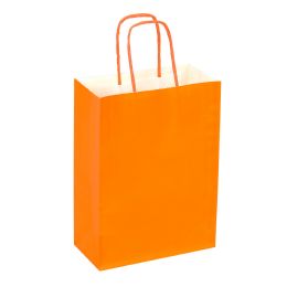 36 pieces Paper Bags With Handles For Favors & Gifts 8-inch 12pc - Orange - Favor Bags & Boxes