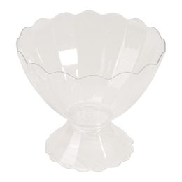 24 pieces Plastic Footed Tulip Dessert Cup 6oz 8pc/bag - Food Storage Containers