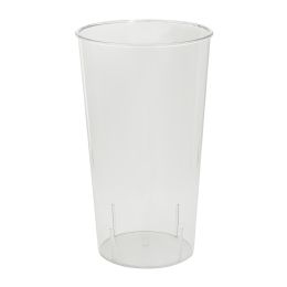 12 pieces of Plastic Cylinder Vase 12" - Clear